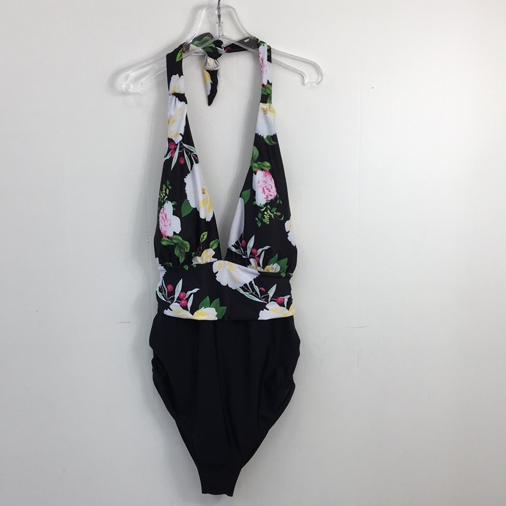 Summer Mae Maternity One Piece Swim Suit Size M GREAT Condition
